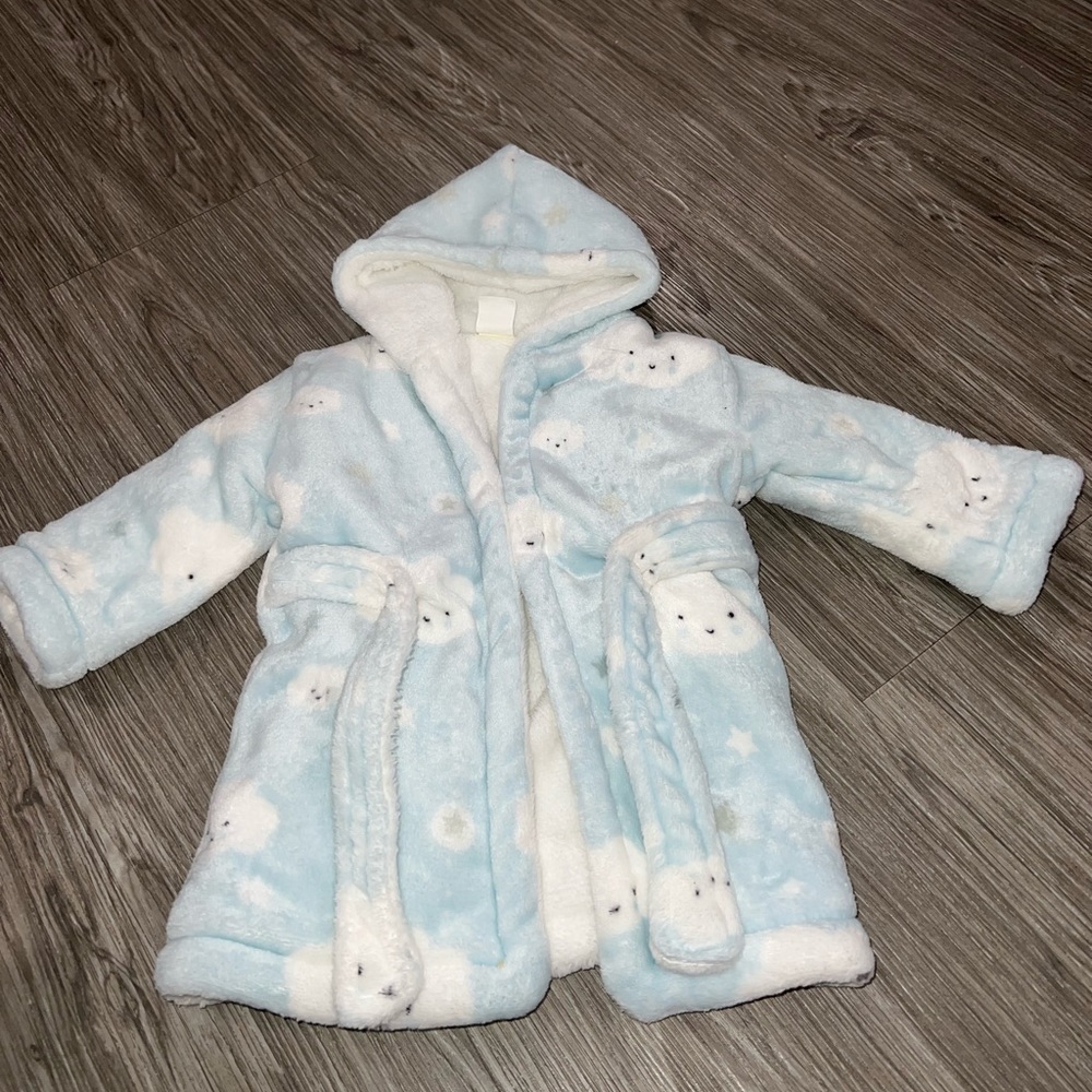 Blue baby robe